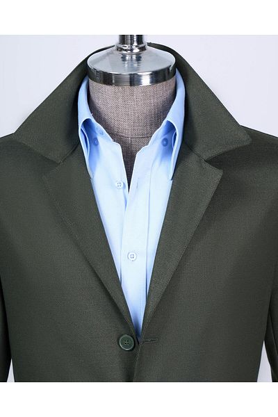 TerziAdemAltun Men's Sports Set - Italian Style, Jacket and Pants in Khaki T13231