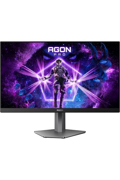 Aoc شاشة ألعاب Agon Pro AG246FK مقاس 24.1 بوصة بدقة FHD، 540 هرتز، 0.5 مللي ثانية - أسود/رمادي
