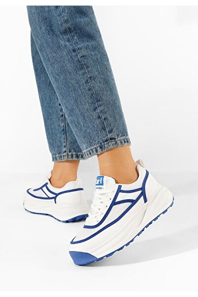 B T Shoes Γυναικεία Σνίκερς Γκίλντα Λευκά