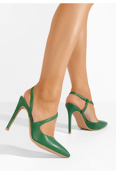 B T Shoes Pantofi Cu Toc Stiletto Ayza Verzi