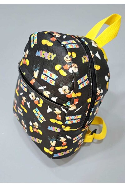 DerinHome Minnie ve mickey baskılı küçük boy anaokulu çantası