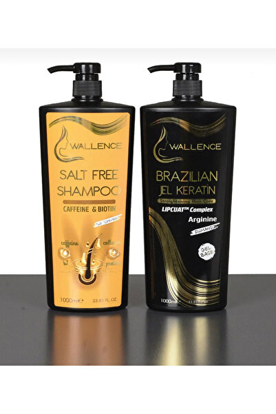 wallence Brazılıan Keratin ve Tuzsuz Şampuan Saç Keratin Set