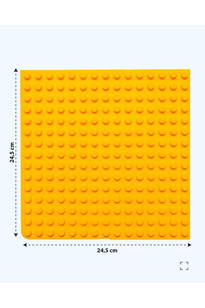 CREATİVE GAMES Ceco Toys Legoduplo Compatible Large Floor Yellow