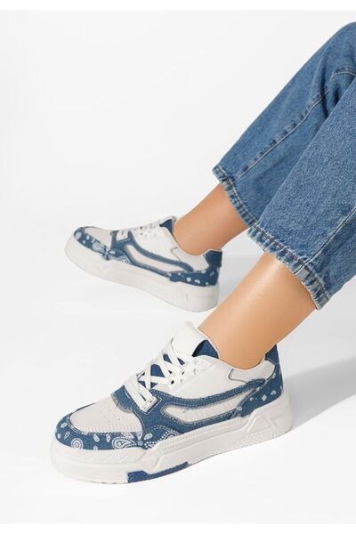 B T Shoes Γυναικεία Σνίκερς Σελέτια Μπλε