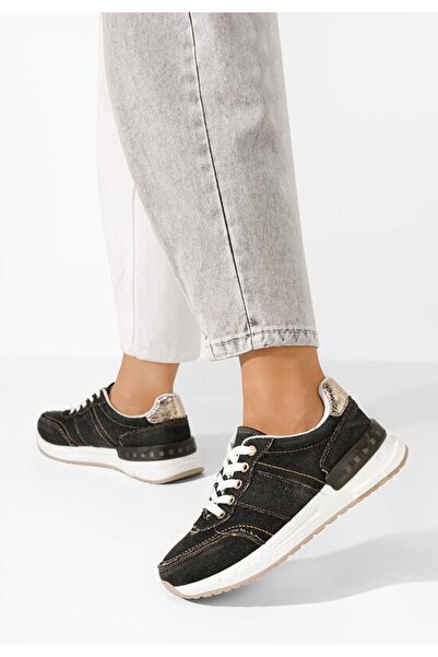 B T Shoes Αριάννα V2 Γυναικεία Σνίκερς Μαύρα