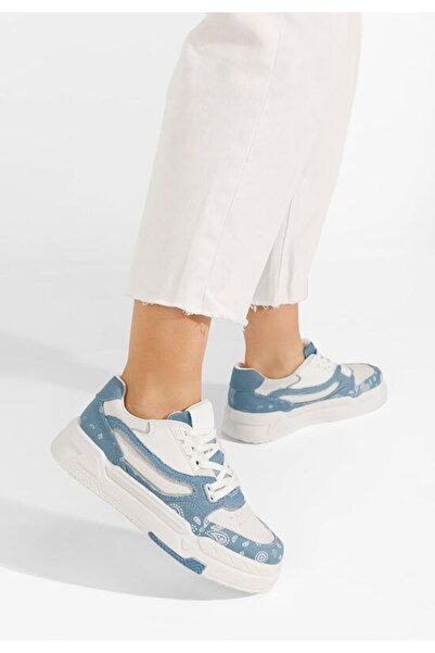B T Shoes Γυναικεία Σνίκερς Σελέτια Μπλε