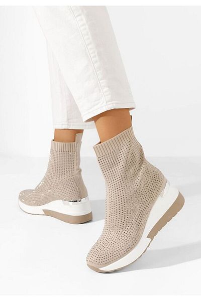 B T Shoes Sneakers Tip Soseta Kiara Bej