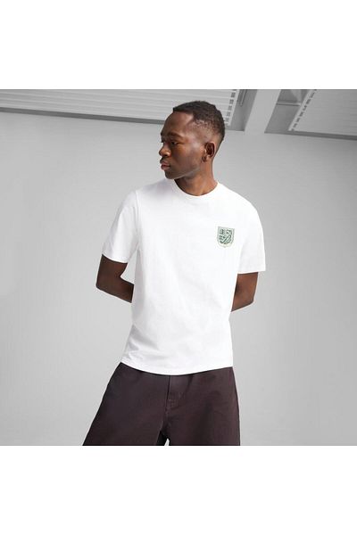 Puma Men's Sport Legacygraphic White T-Shirt ( 629628 -02)