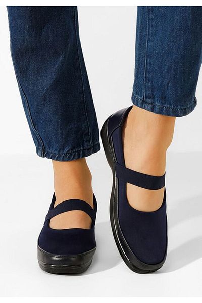 B T Shoes Pantofi cu talpa ortopedica navy Diora