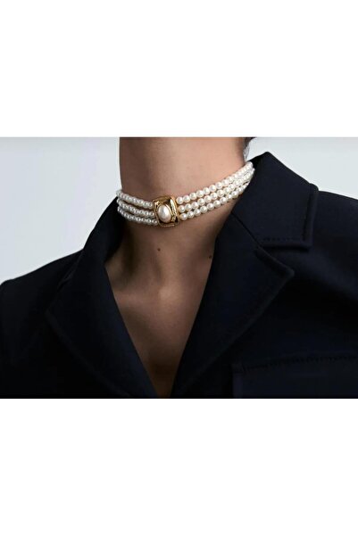 Venus Design İnci Tasma Kolye