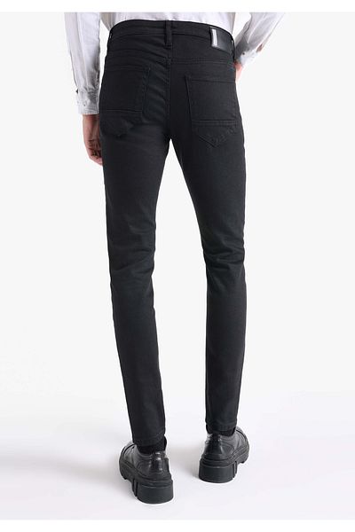 Colin's 041 Danny Slim Fit Low Waist Narrow Leg Men's Black Jean Trousers
