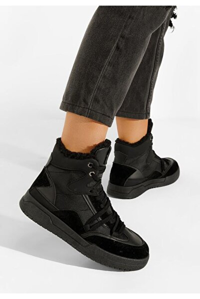 B T Shoes Μαύρα Γυναικεία Σνίκερς Καλέρια Ιμμπλάνι