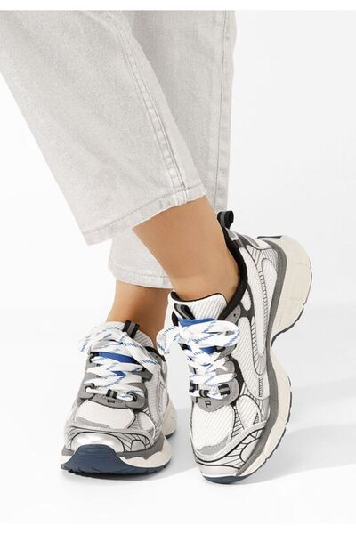 B T Shoes Γυναικεία Σνίκερς Nienna D2 Γκρι
