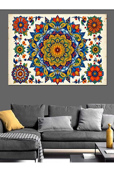 Tablomega Pictură decorativă cu model mandala etnică