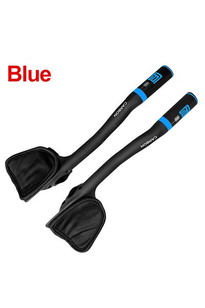 Choice Blue Full Carbon Fiber Road Bicycle Handlebar Highway Rest Put Handlebar Aero Carbon TT Bike Handle