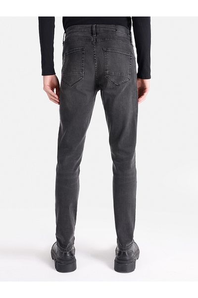 Colin's 041 Danny Slim Fit Low Waist Narrow Leg Men's Black Jean Trousers