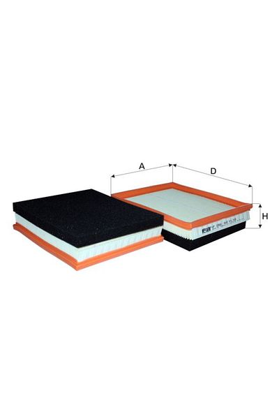 FİL FİLTRE Air Filter for 208 2008 308 Ii 5008 3008 Suv 508 C3 Iii Ds3 Ds4 Ds5 C4 Cactus C4 Picasso 14> 1.6 Blu