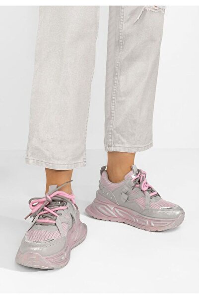 B T Shoes Sneakers Cu Platforma Kateryne Roz