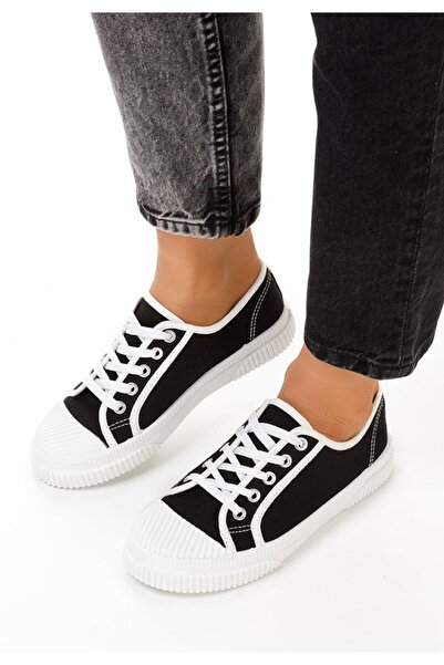 B T Shoes Γυναικεία Σνίκερς Τεζίνα Μαύρα