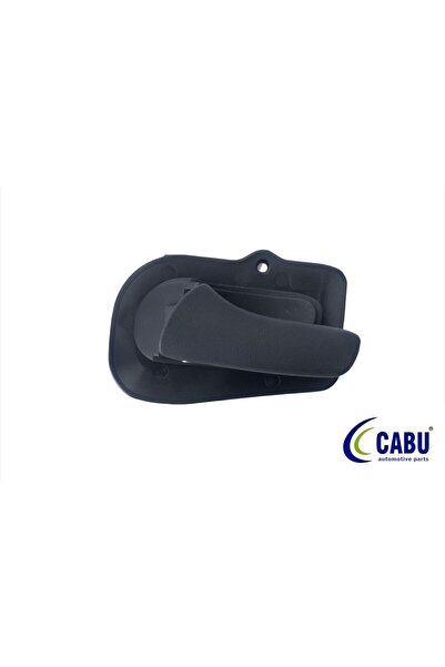 CABU 1 Pcs Inner Opening Handle Corsa B Black Front Left 90363125