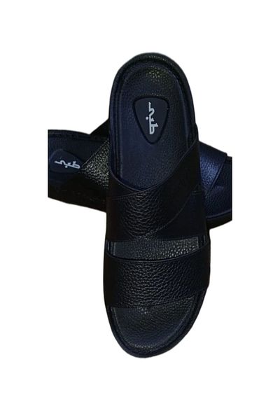 Handmade Genuine leather slippers,with a comfortable medical leather sole for those who suffer from heel pain