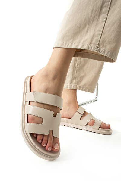 Neva'nın Butiği Herina Velcro Comfortable Sole Women's Slippers