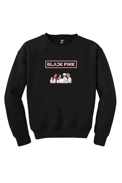 Pisa Art Μαύρο φούτερ Blackpink Face
