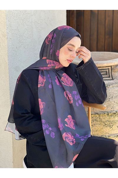 Modakaşmir Şal de prosa cu model Rosa