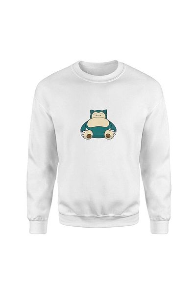 Pisa Art Λευκό φούτερ Snorlax Nope Not Today