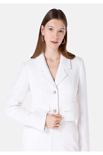 Colin's Jachetă albă pentru femei Slim Fit
