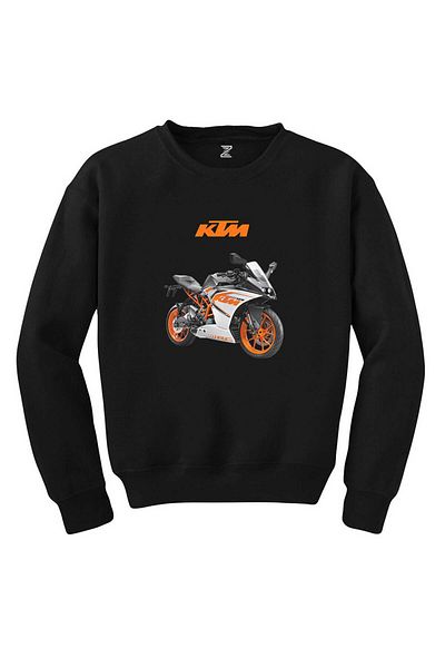 Pisa Art Черен суитшърт KTM 125 FRR