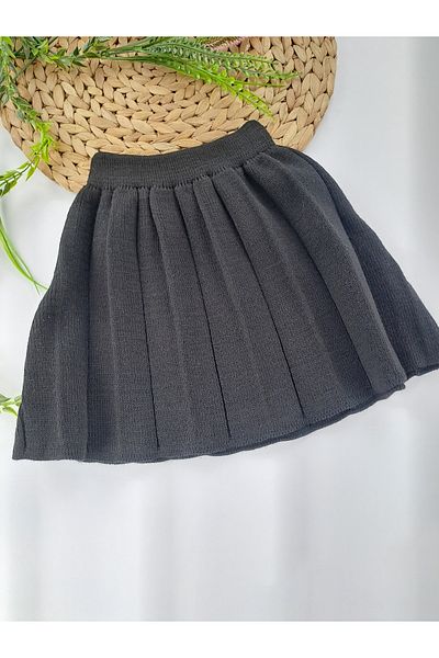 Butik Fusta Tricotată Fata Culoare Negru-Roz
