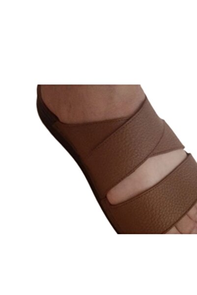 Handmade Genuine leather slippers,with a comfortable medical leather sole for those who suffer from heel pain