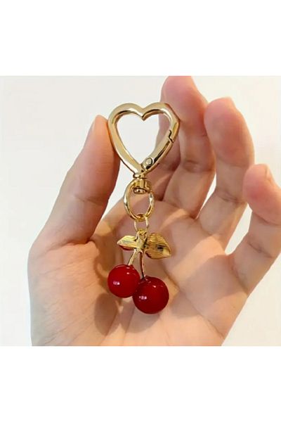 TChic Cherry Bag Accessory Bag Charm