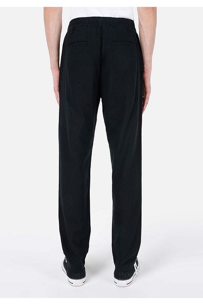 Colin's Regular Fit Mid Waist Straight Leg Men's Black Trousers