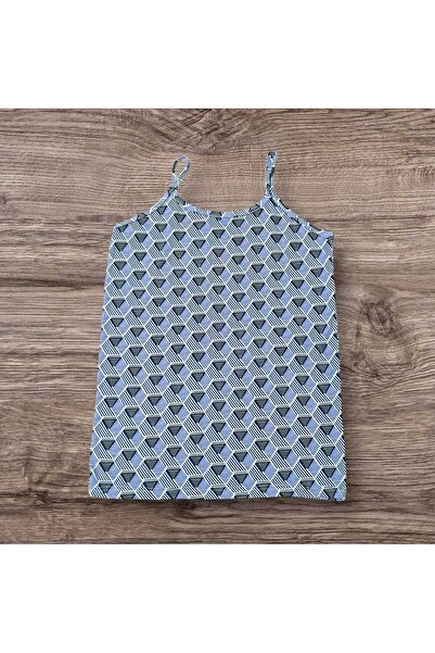 ESTA STORE çok renkli viskon penye ip askılı atlet