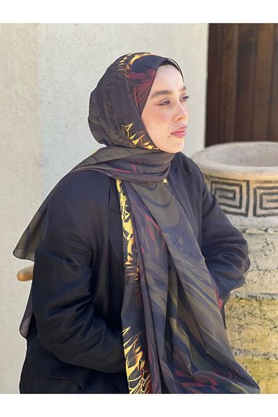 Modakaşmir Splash Pattern Prose Shawl