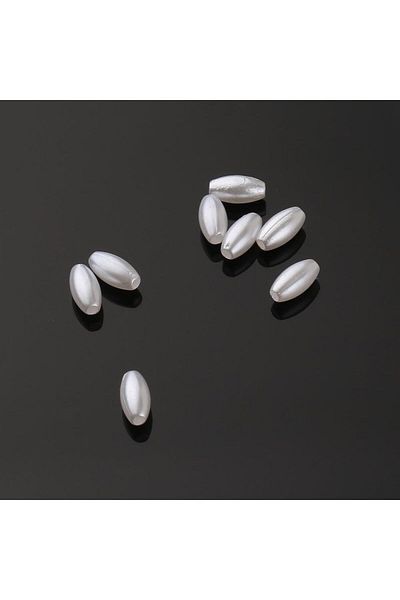 PASAMİA 4*8 mm Barley Bead Pipe Pearl 25 gr (350 Pieces)