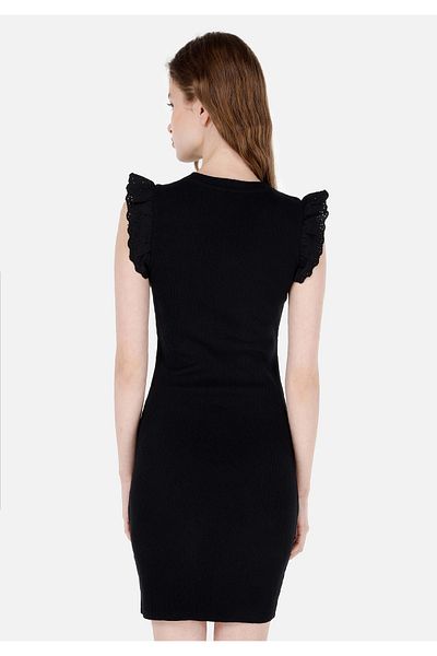 Colin's Slim Fit Women's Black Short Sleeve Dress