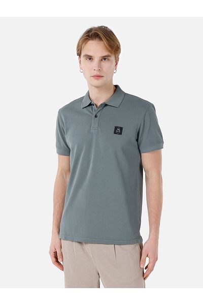 Colin's Mânecă polo verde pentru bărbați