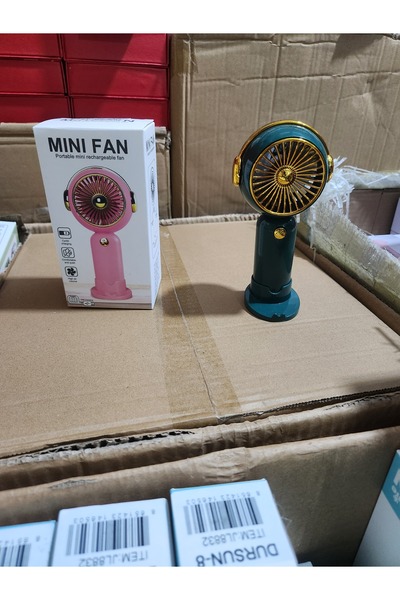Ailenizin Oyuncakçısı Taşınabilir Usb Şarjlı 3 Kademeli Sessiz Mini Fan Pervaneli Soğutucu Küçük Vantilatör