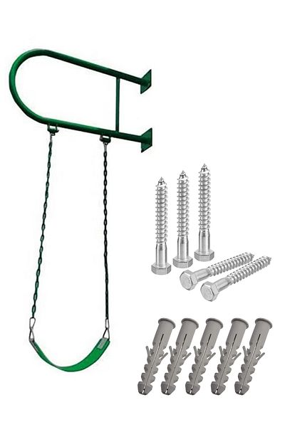Generic Iron wall swing with swing seat and chains for outdoor activities