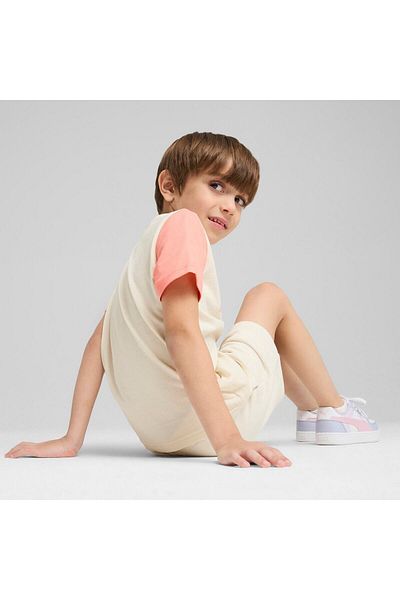 Puma Tričko Puma Sandy Adventures Tee Ps, béžové, dětské