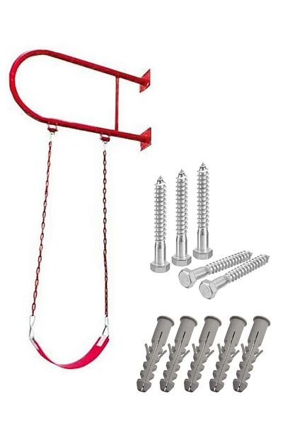 Generic Iron wall swing with swing seat and chains for outdoor activities