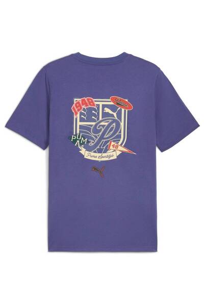 Puma Μπλουζάκι Puma Sports Legacy Graphic Tee, Μπλε, Ανδρικό