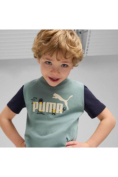 Puma Tričko Puma Sandy Adventures Tee Ps, modré, dětské
