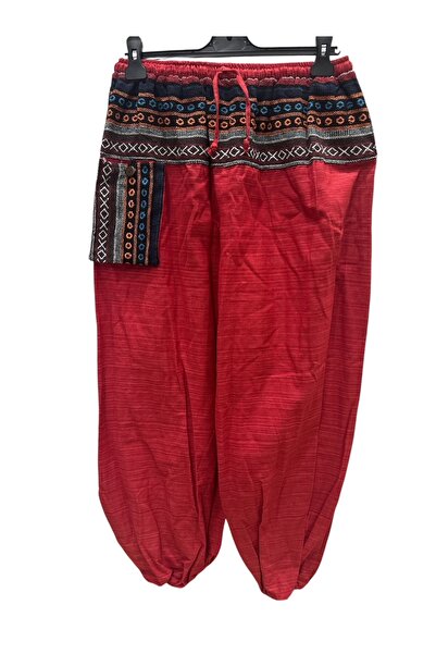 PHUTİ COLLECTION بنطلون جيب تايلاندي مصنوع من القطن بنسبة 100%