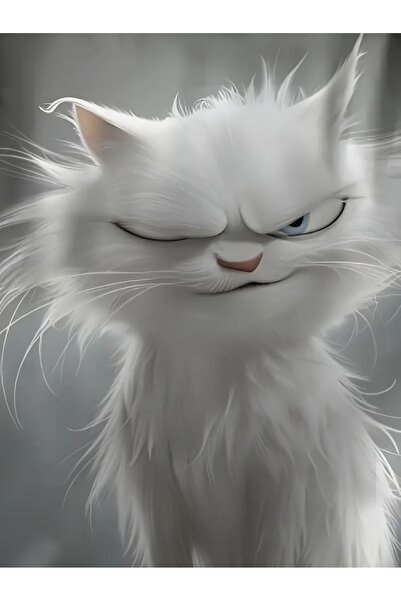 LAND MODA Χαριτωμένο και άνετο λευκό μπλουζάκι με στάμπα γάτας, ιδανικό για τ...