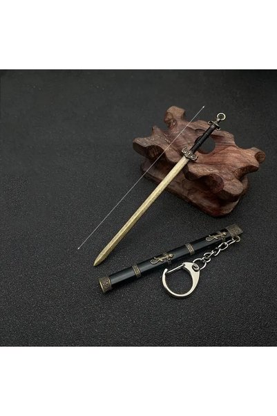 shop Aksesuar > Anahtarlık  Alaşımı Küçük Kılıç Anahtarlık – Şık ve Karizmati...