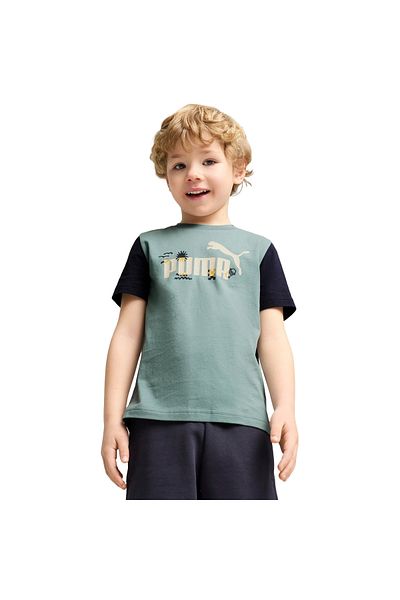 Puma Tričko Puma Sandy Adventures Tee Ps, modré, dětské